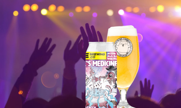 Uiltje The Doc's Medicine blik en glas voor feestende mensen